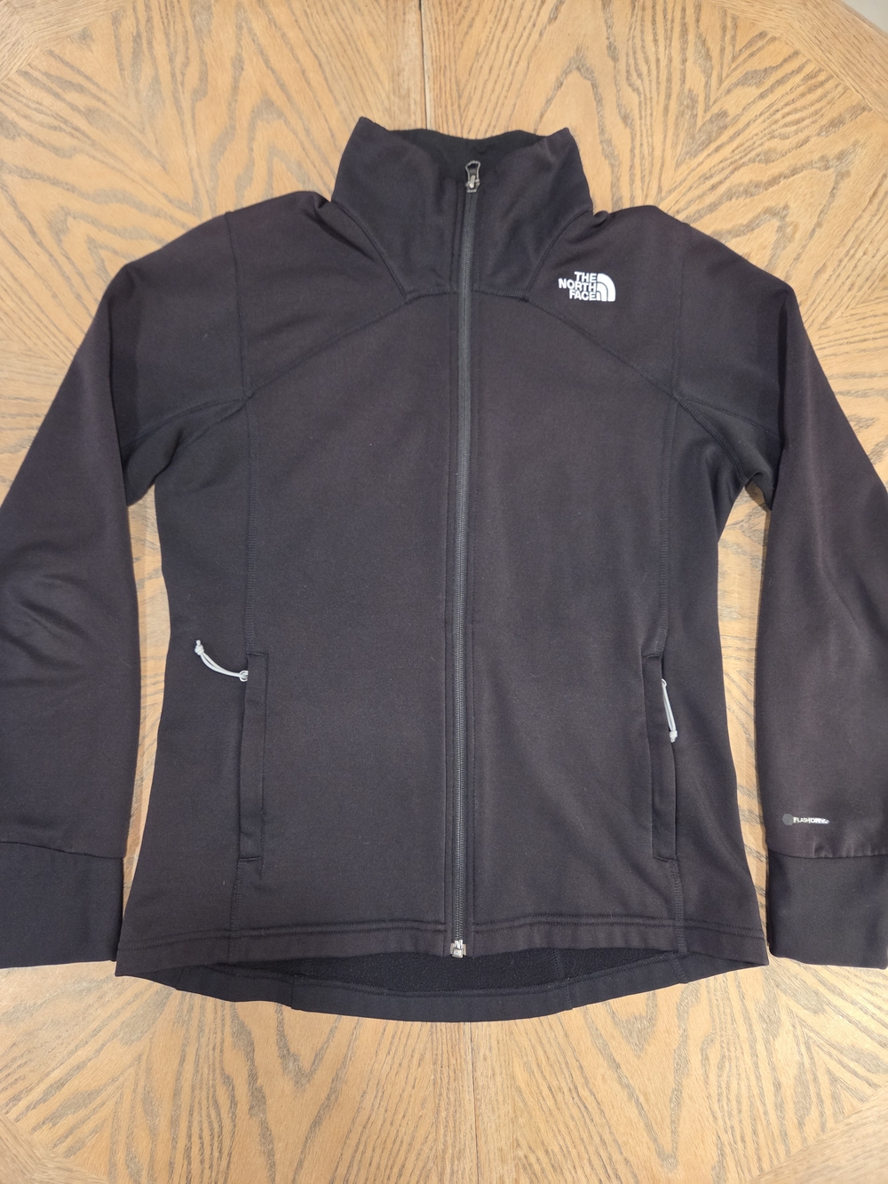The North Face Performance Fleece Jacket Women Medium Black Gorpcore Clean Look